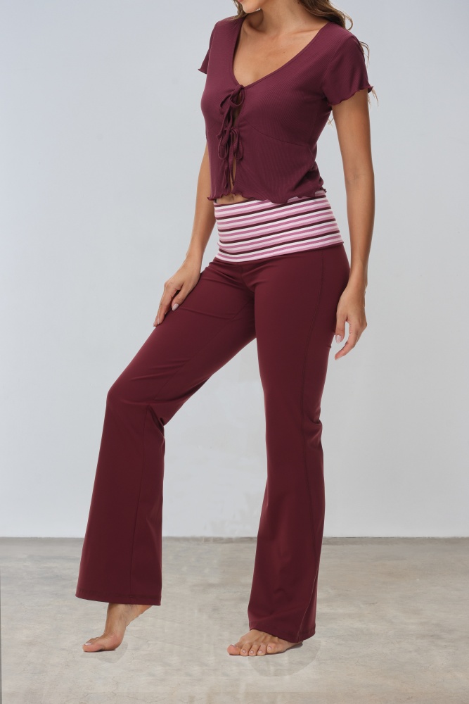 PIXIE & PEACH Mix and Match Nora Flared Pant.