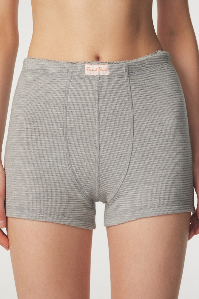 PIXIE & PEACH Kate Waffle Boxer-Grey