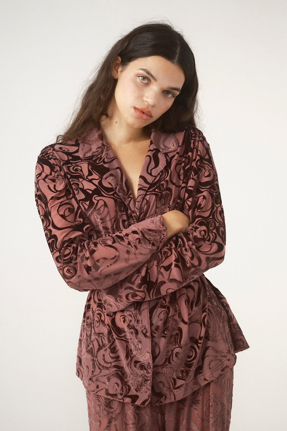Devore Shirt and Trouser Set