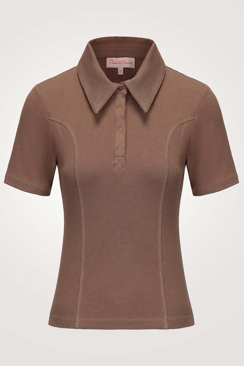 Peggy Rib Polo Top