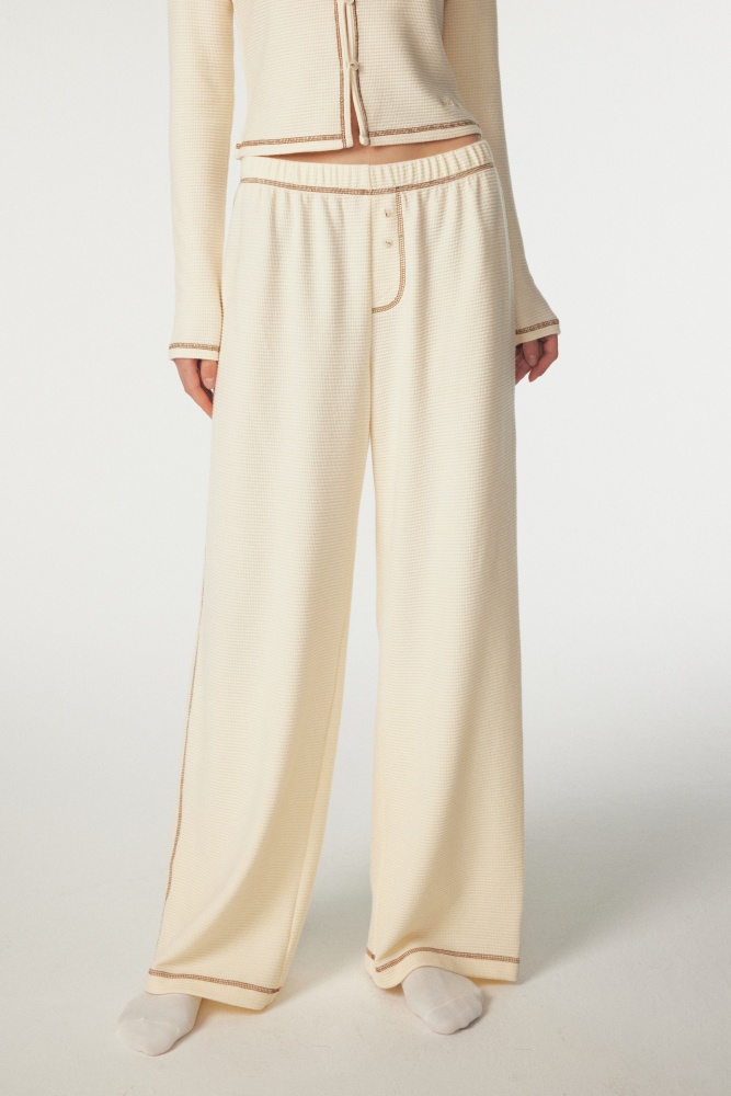 PIXIE & PEACH Lottie Waffle Trouser