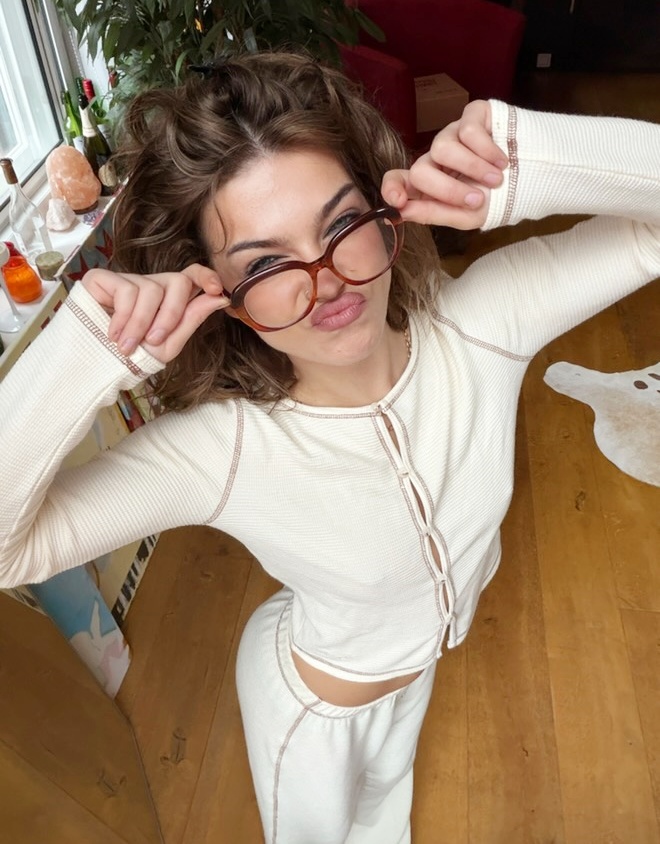 Lottie Waffle Butto Top