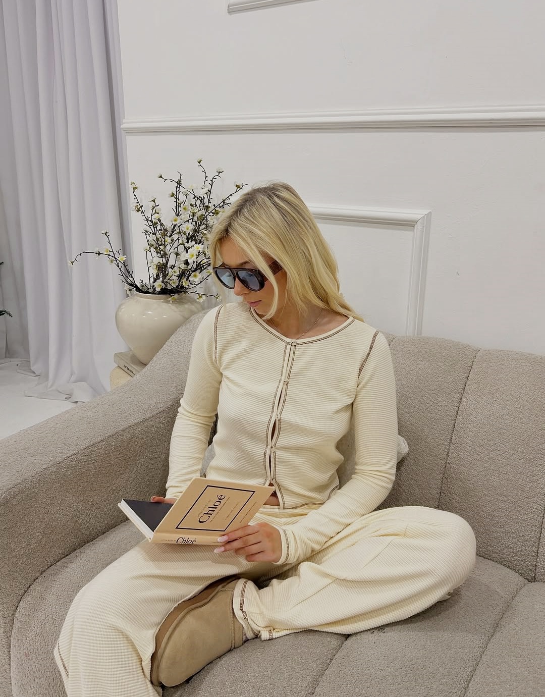 Lottie Waffle Butto Top