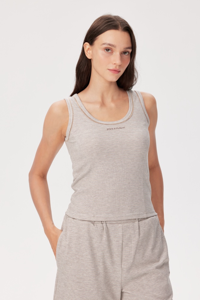 PIXIE & PEACH Taylor Stripe Vest