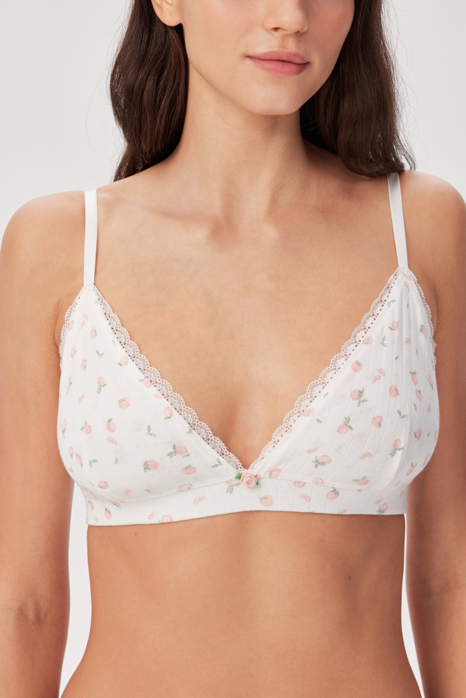PIXIE & PEACH Peachy  Floral Bra