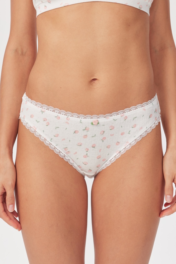 PIXIE & PEACH Peachy  Floral Bikini Brief