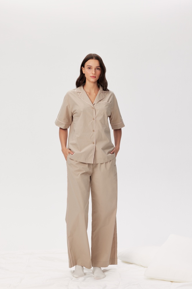 PIXIE & PEACH Erin Latte with Pink Binding Set