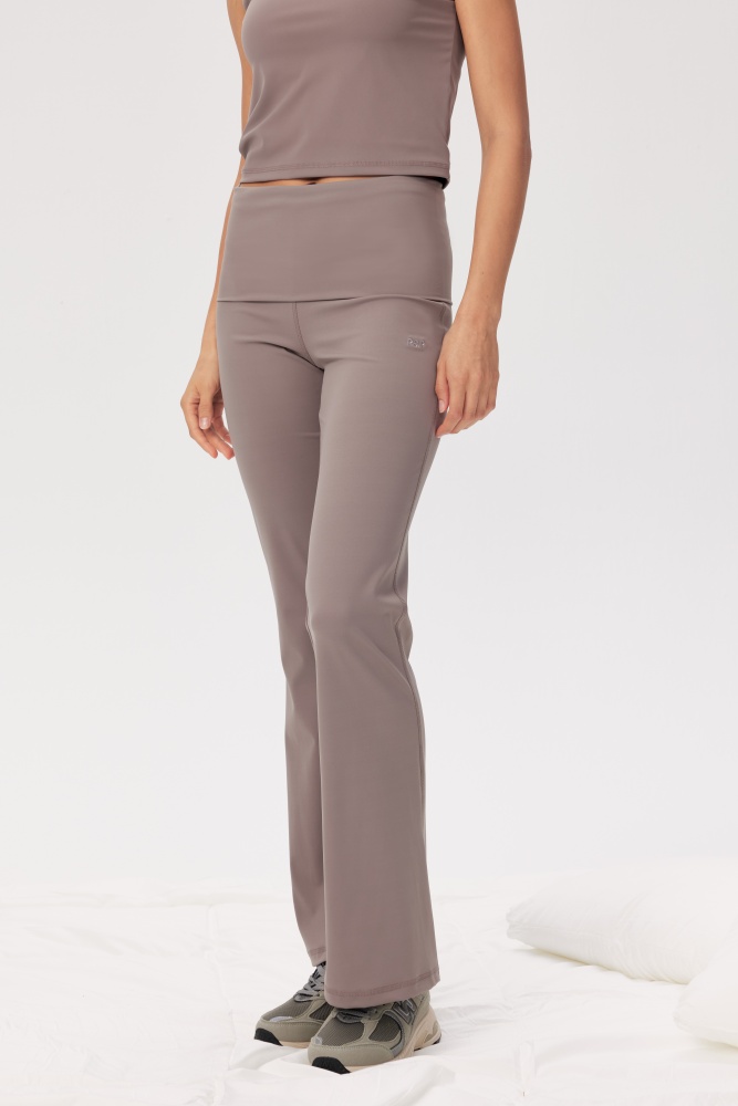PIXIE & PEACH Gina Flared Legging (taupe)