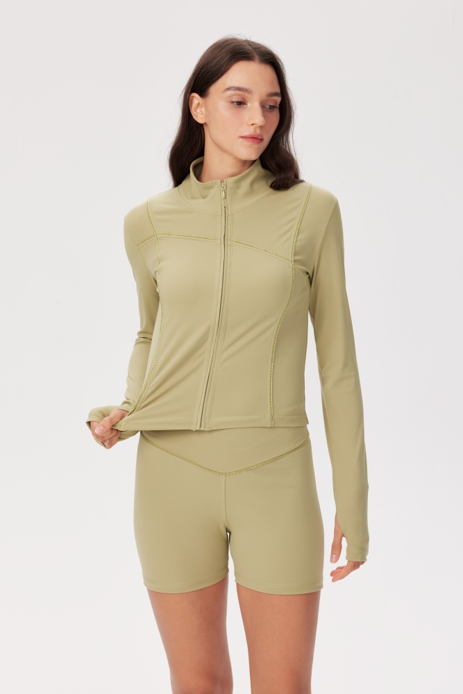 PIXIE & PEACH Gina Zip Through Top
