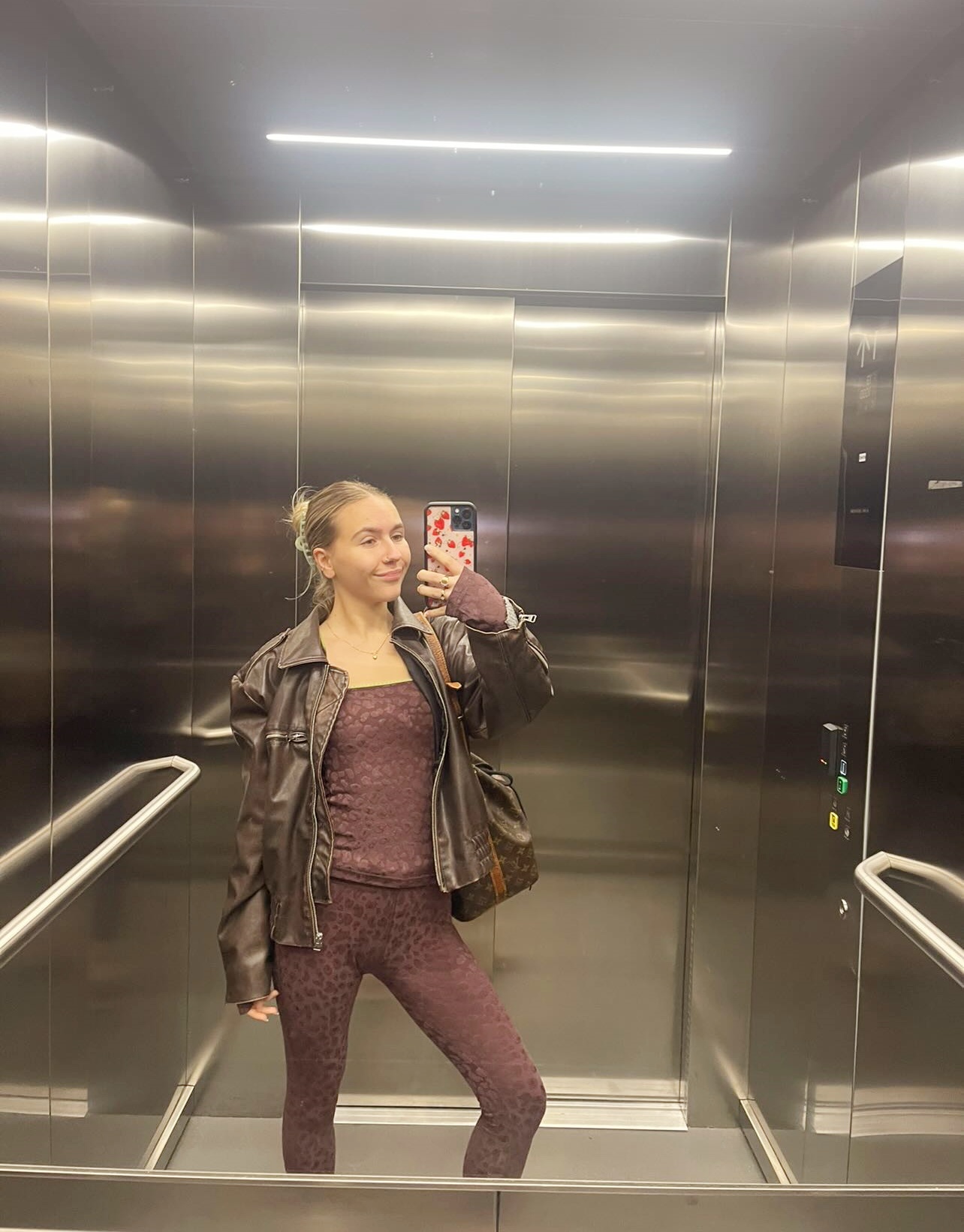 Gwen Leopard Jacquard Shrug Top