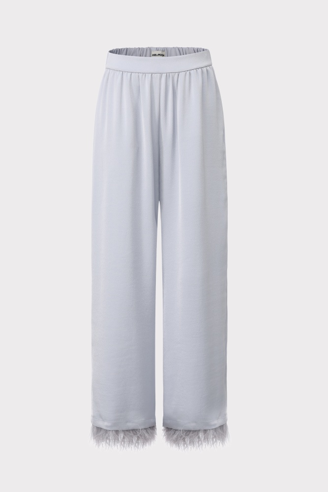 PIXIE & PEACH Genevieve Steel Satin PJ Pant