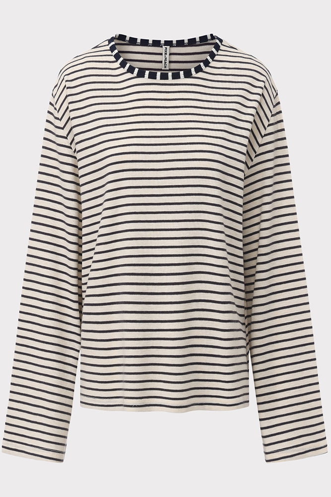 PIXIE & PEACH Ivy Stripe Loose fit Jersey Top